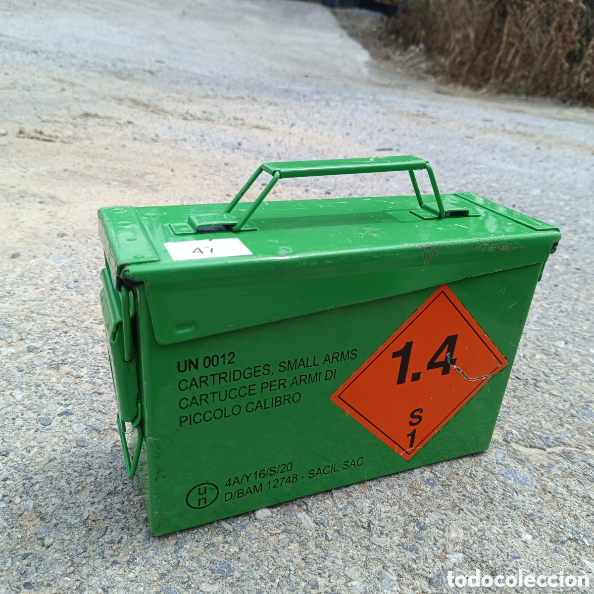 Sellos: Caja vac&iacute;a cartuchos