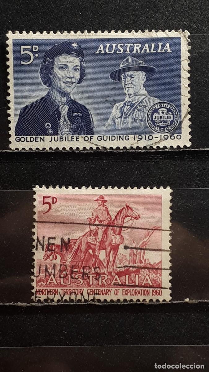 Sellos: MILITAR. AUSTRALIA. A&Ntilde;O 1960. &deg;. YVERT 267, 268