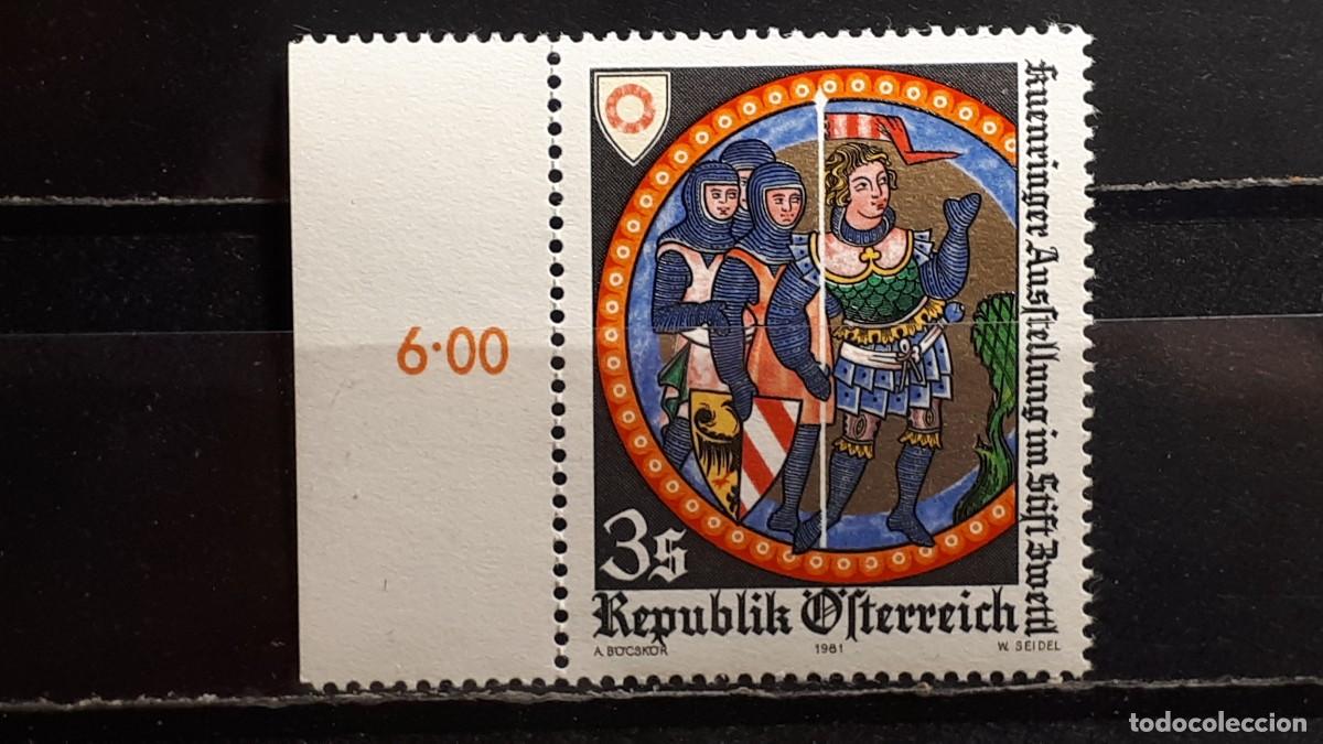 Sellos: MILITAR. AUSTRIA. A&Ntilde;O 1981.**. Yvert 1499