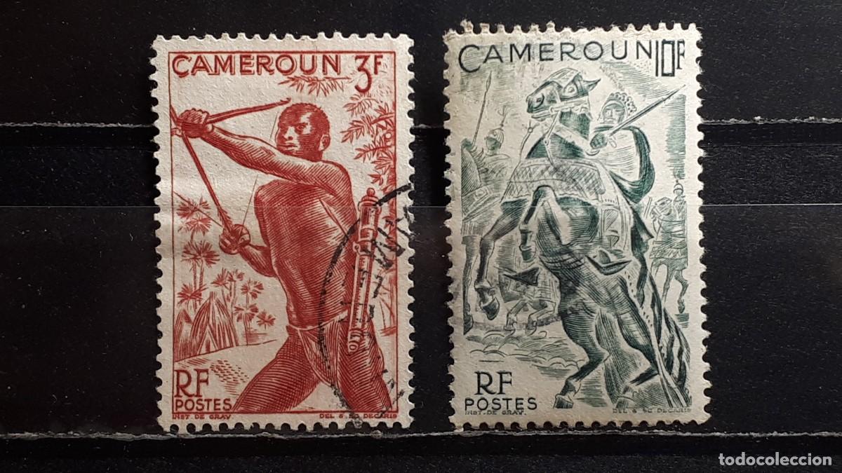Sellos: MILITAR. CAMER&Uacute;N. A&Ntilde;O 1946. &deg;. YVERT 286, 291