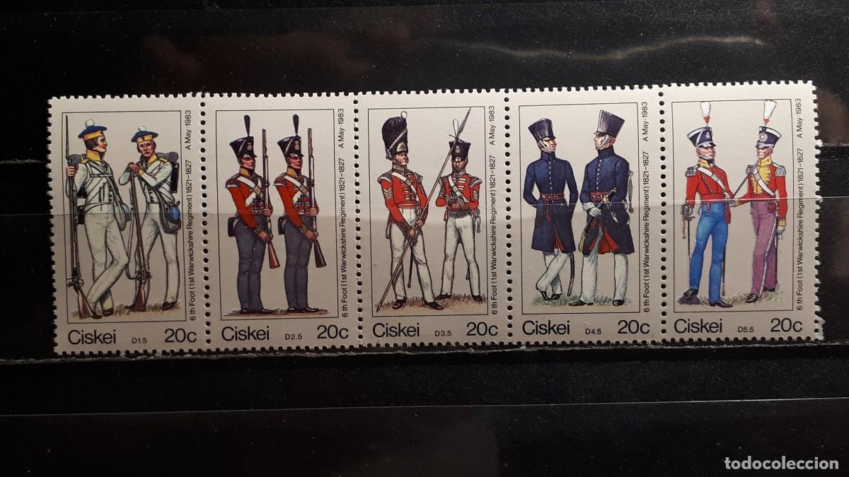 Sellos: MILITAR. SUDAFRICA . A&Ntilde;O 1983. **. YVERT 47/51