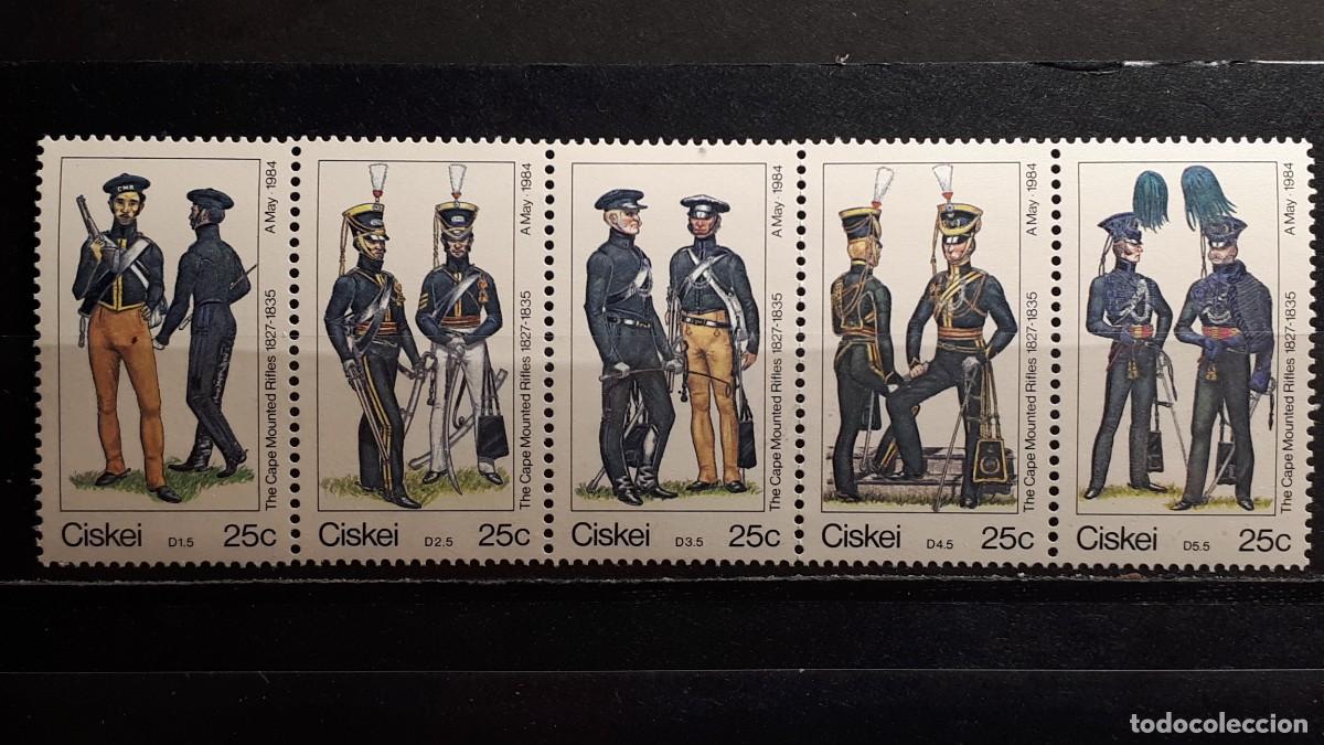 Sellos: MILITAR. SUDAFRICA . A&Ntilde;O 1984. **. YVERT 65/9