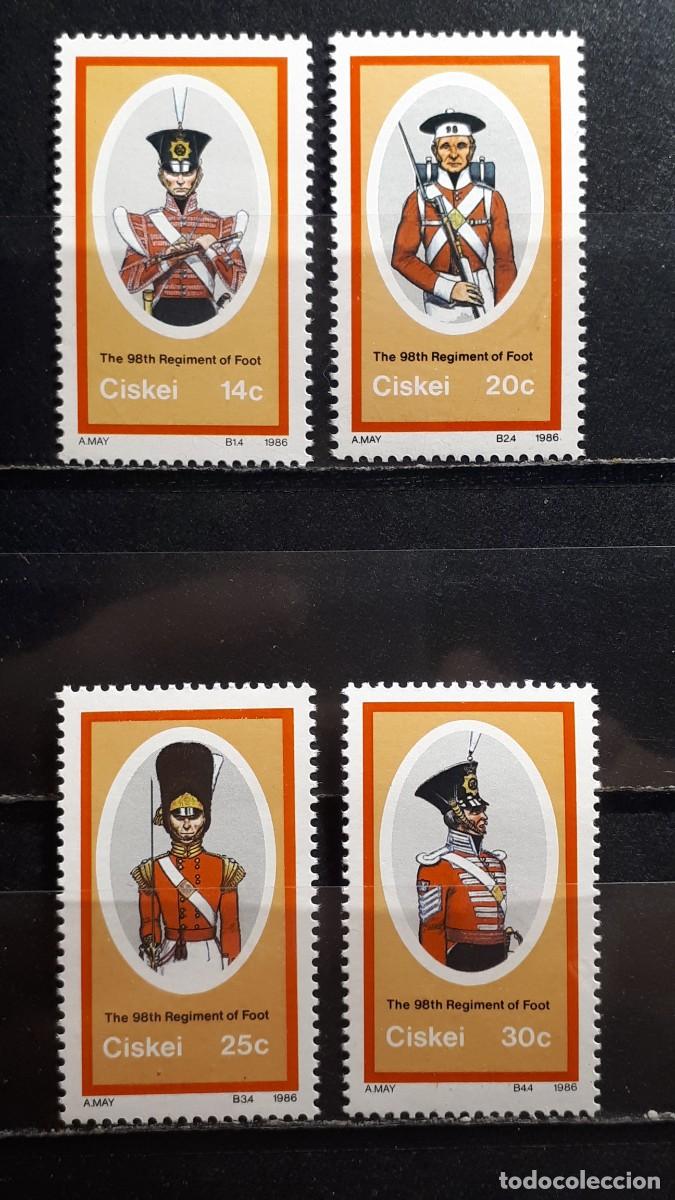 Sellos: MILITAR. SUDAFRICA . A&Ntilde;O 1986. **. YVERT 98/101