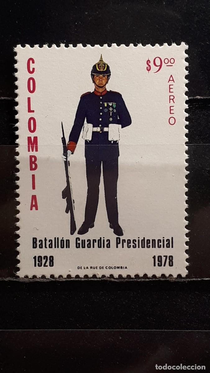 Sellos: MILITAR. COLOMBIA . A&Ntilde;O 1978. **. YVERT 628
