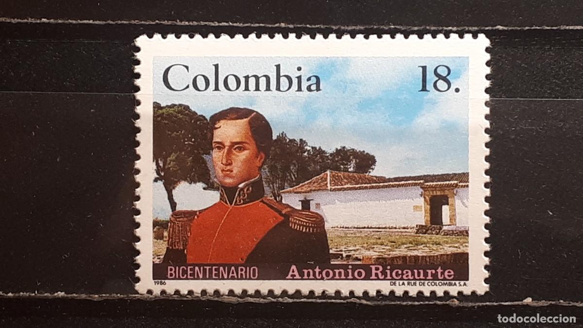 Sellos: MILITAR. COLOMBIA . A&Ntilde;O 1986. **. YVERT 898