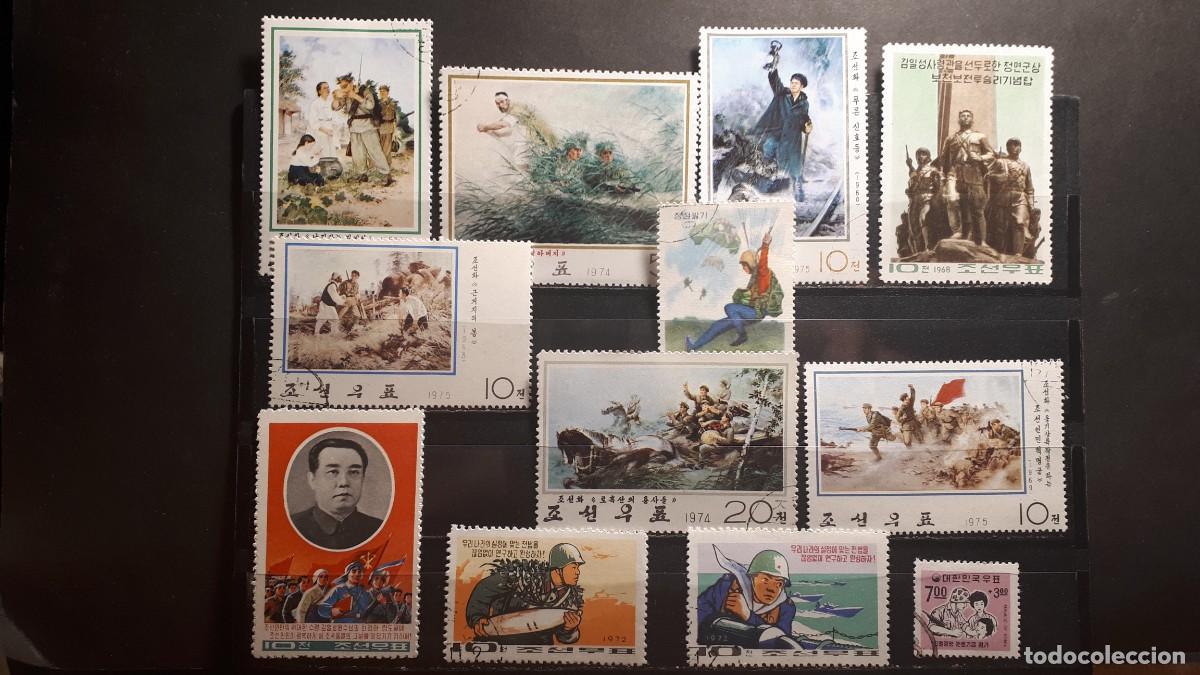 Sellos: MILITAR. COREA DEL NORTE . A&Ntilde;O 1976. &deg;. A CATALOGAR