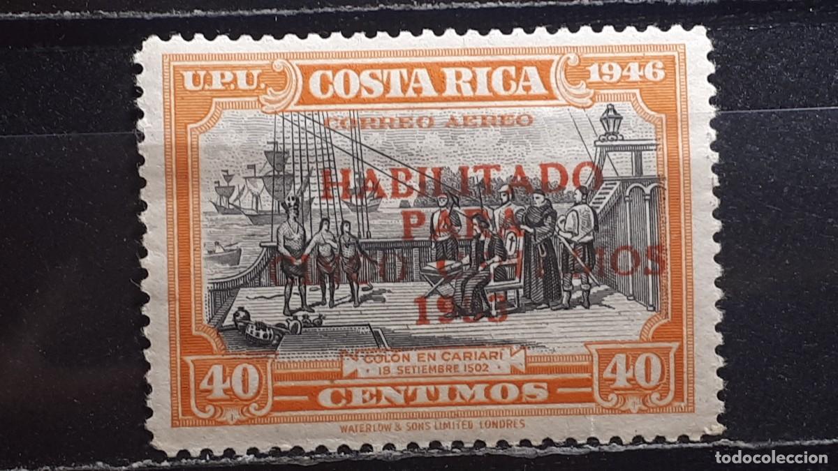 Sellos: MILITAR. COSTA RICA . A&Ntilde;O 1953. **. YVERT A&eacute;reo