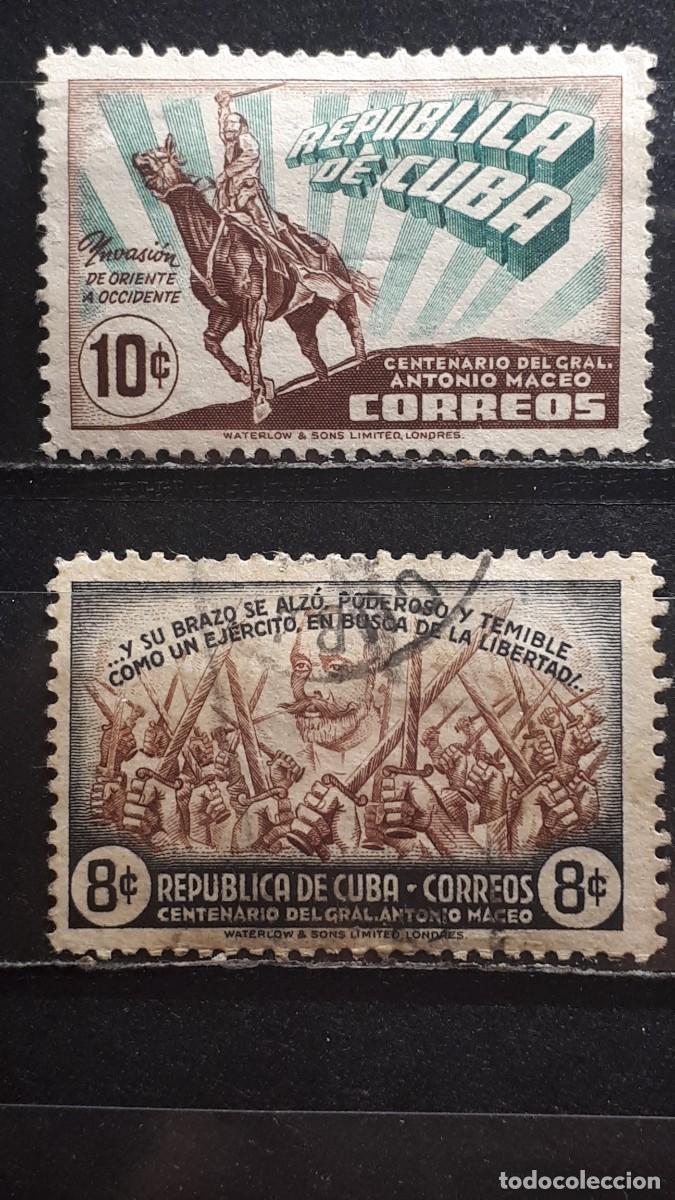 Sellos: MILITAR. CUBA . A&Ntilde;O 1948. &deg;. YVERT 307/8