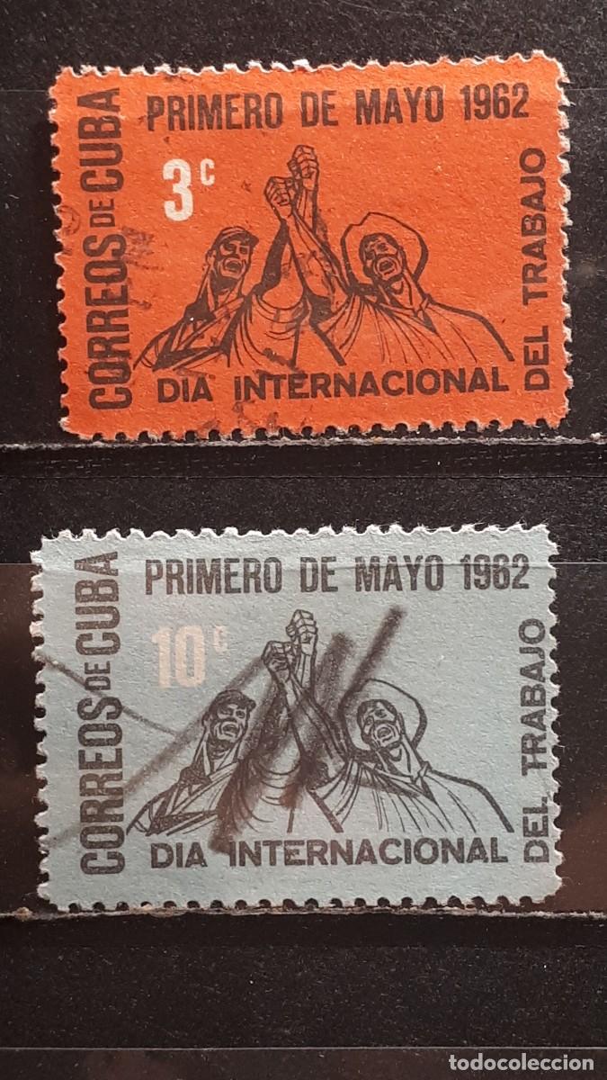 Sellos: MILITAR. CUBA . A&Ntilde;O 1962. &deg;. YVERT 593/4