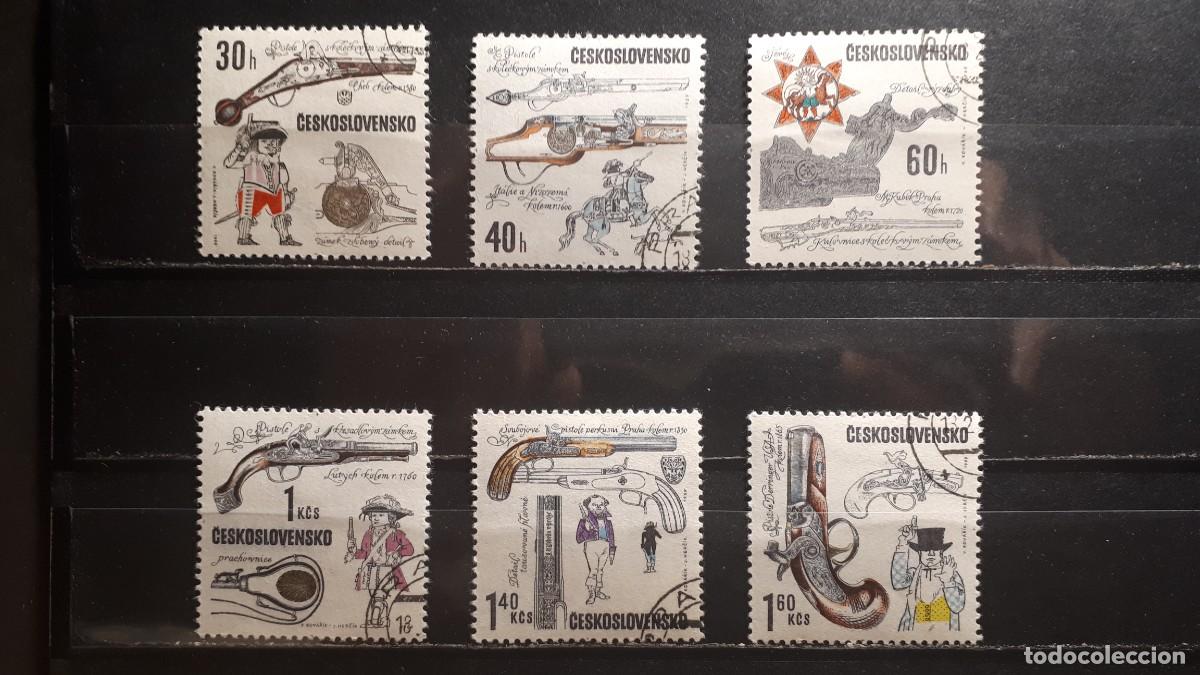 Sellos: MILITAR. CHECOSLOVAQUIA. A&Ntilde;O 1969. &deg;. YVERT 1701/6