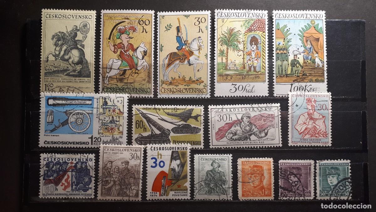 Sellos: MILITAR. CHECOSLOVAQUIA &deg;. A CATALOGAR