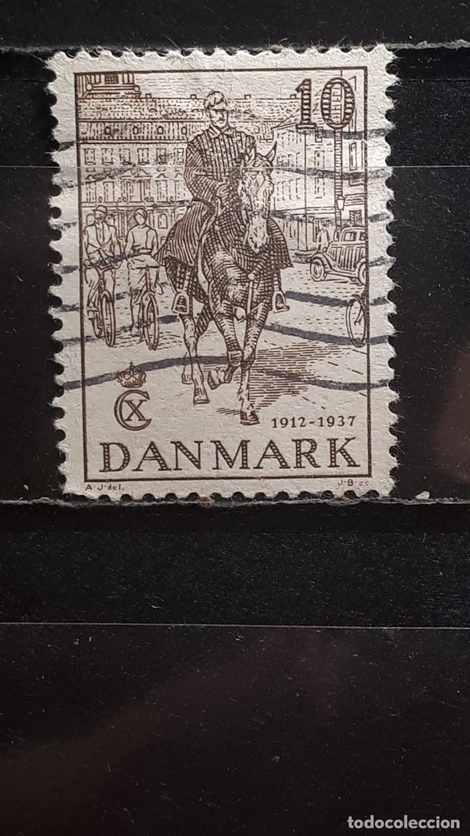 Sellos: MILITAR. DINAMARCA. A&Ntilde;O 1937. &deg;. Yvert 250.