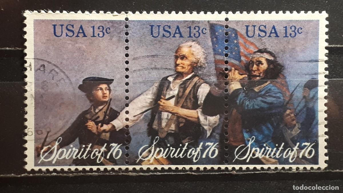 Sellos: MILITAR. ESTADOS UNIDOS. A&Ntilde;O 1975. &deg;. Yvert 1077/9