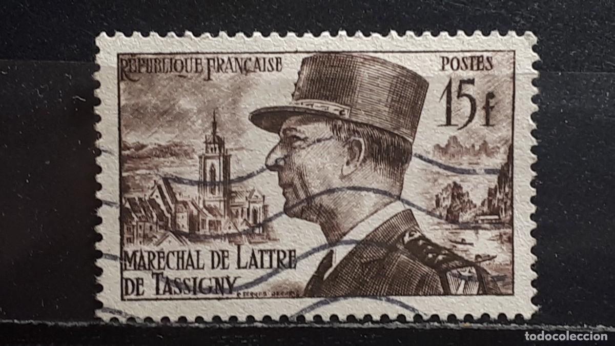Sellos: MILITAR. FRANCIA. A&Ntilde;O 1952. &deg;. Yvert 920