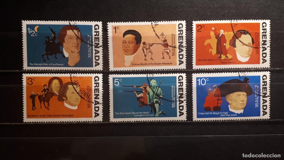 Sellos: MILITAR. GRENADA. A&Ntilde;O 1975. &deg;. YVERT 591/6