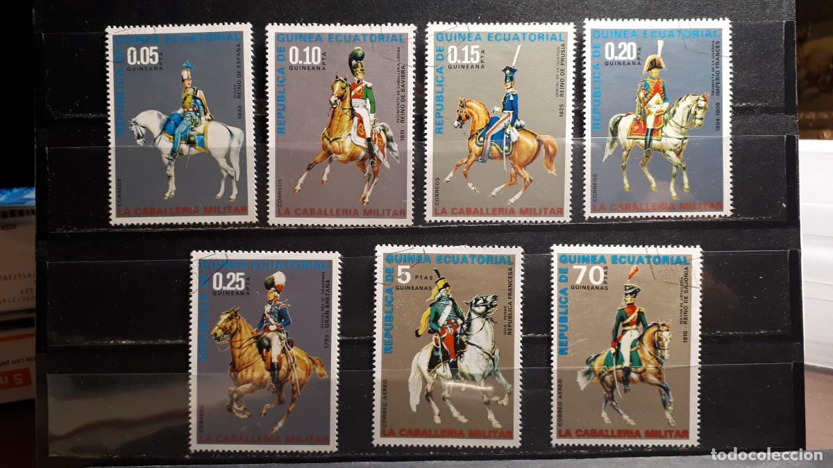 Sellos: MILITAR. GUINEA ECUATORIAL. &deg; A CATALOGAR