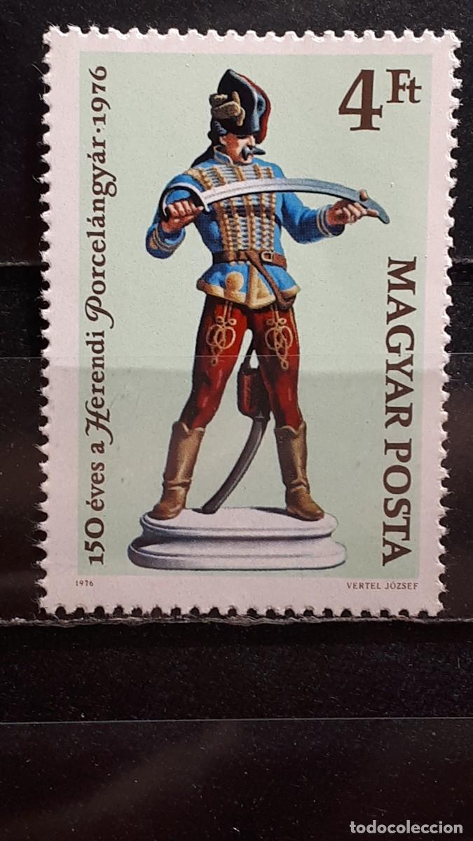 Sellos: MILITAR. HUNGR&Iacute;A. **. A&Ntilde;O 1976. YVERT 2514