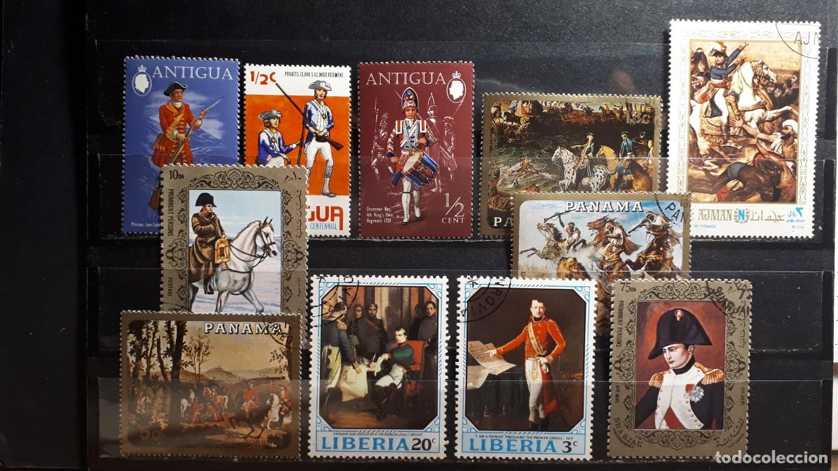 Sellos: MILITAR. VARIOS PAISES. &deg;. A CATALOGAR