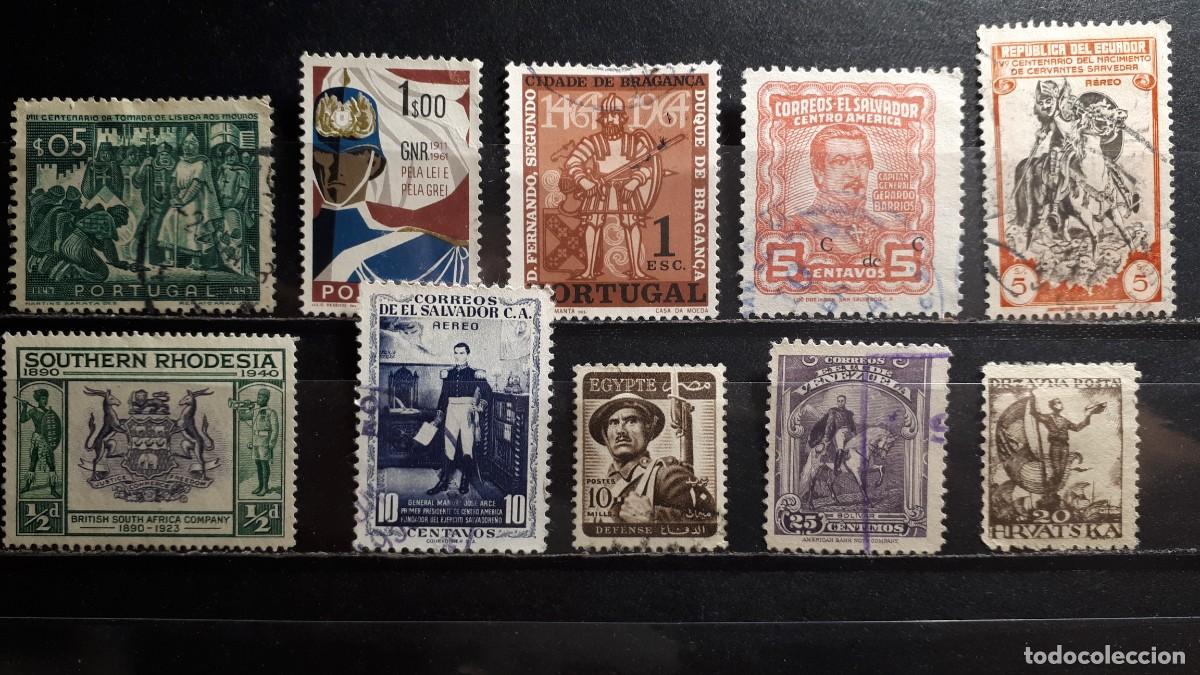 Sellos: MILITAR. VARIOS PAISES. &deg;. A CATALOGAR