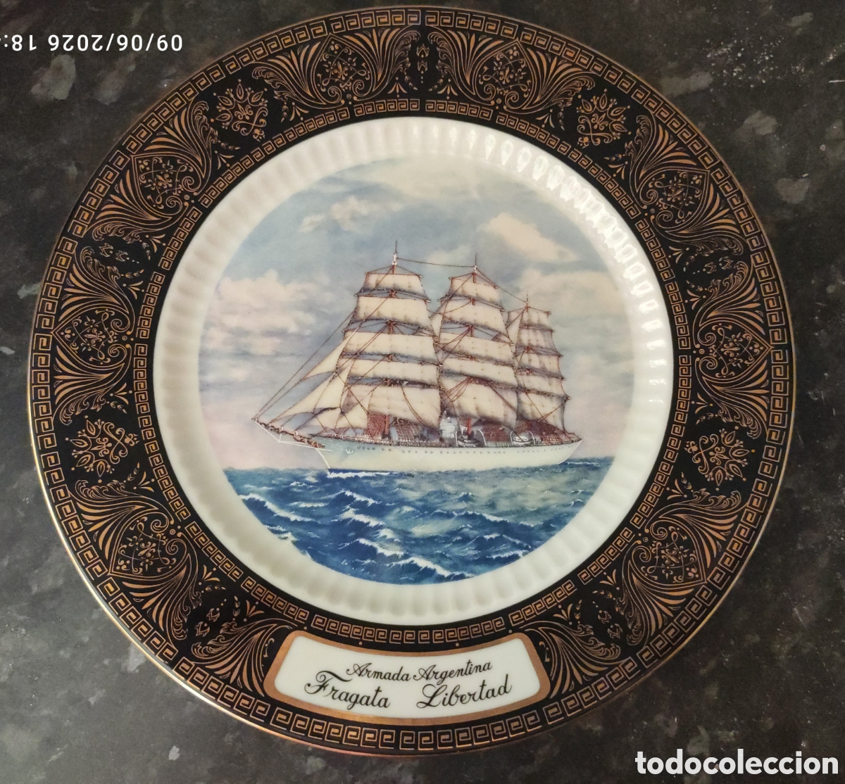 Sellos: Plato de Fragata Libertad (Armada Argentina)