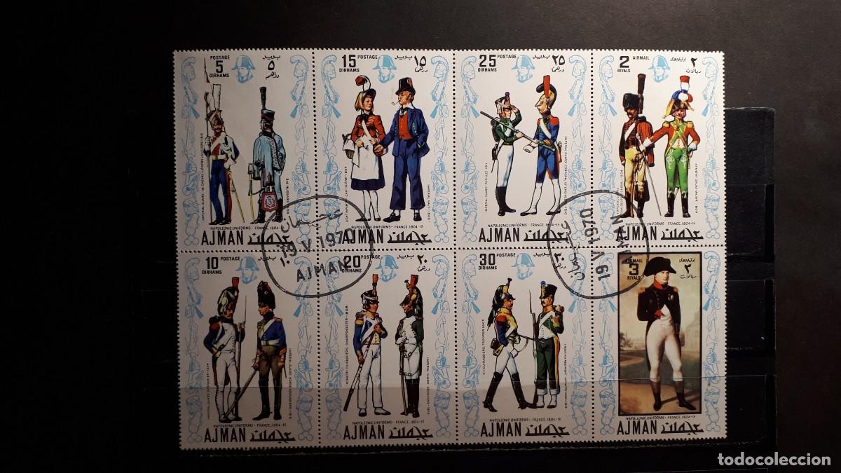 Sellos: MILITAR. AJMAN. A&Ntilde;O 1970. &deg;. - Foto 1