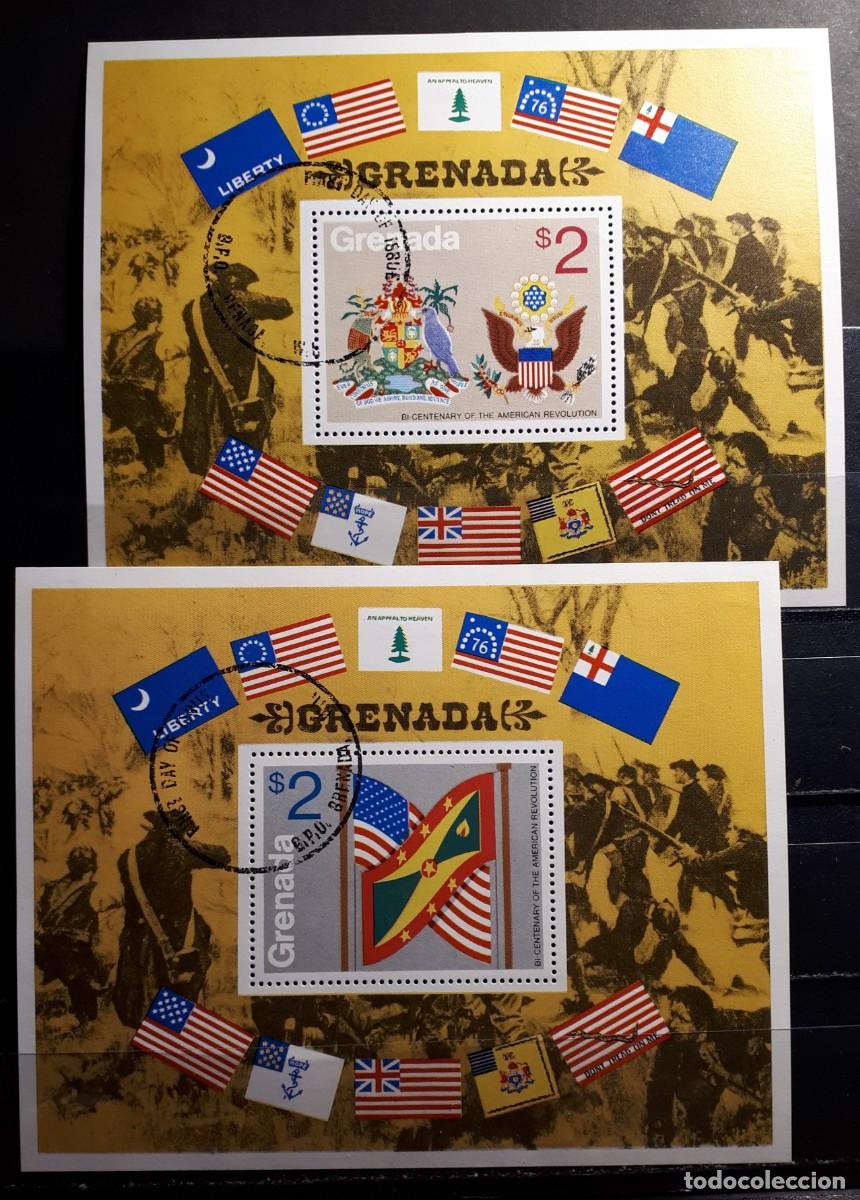 Sellos: MILITAR. GRENADA. A&Ntilde;O 1975. &deg;. YVERT 39, 40.