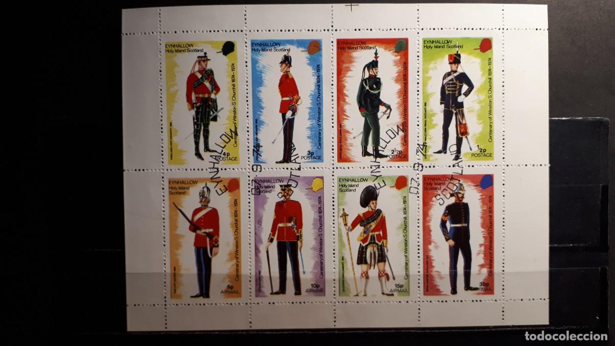 Sellos: MILITAR. EYNHALLOW &deg;. A&Ntilde;O 1974 - Foto 1