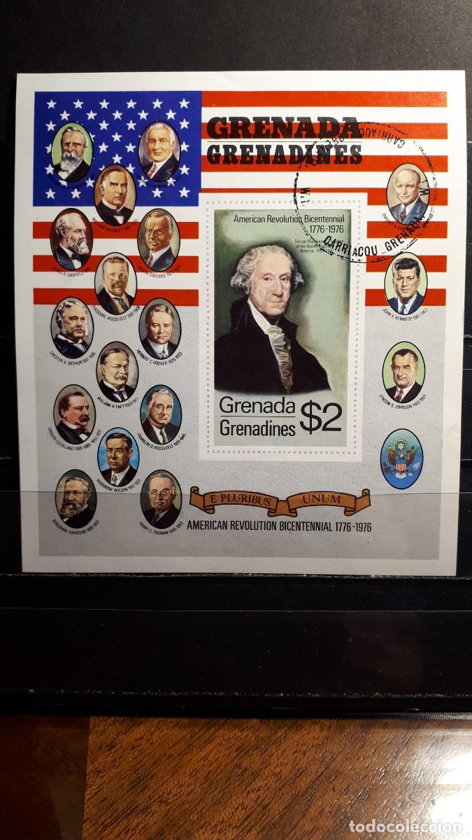 Sellos: MILITAR. GRENADA, GRENADINES. &deg;. A&Ntilde;O 1975. H.B. 12