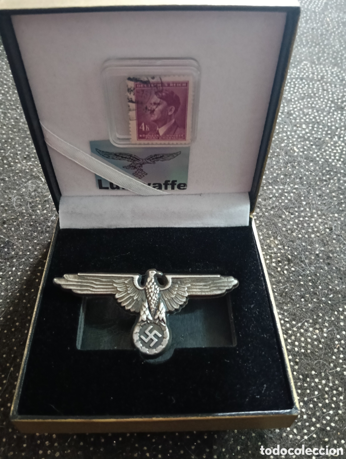 Sellos: Segunda Guerra Mundial LUFTWAFFE &Aacute;guila para Gorra de Plato de Oficiales y Suboficiales, Creo que no