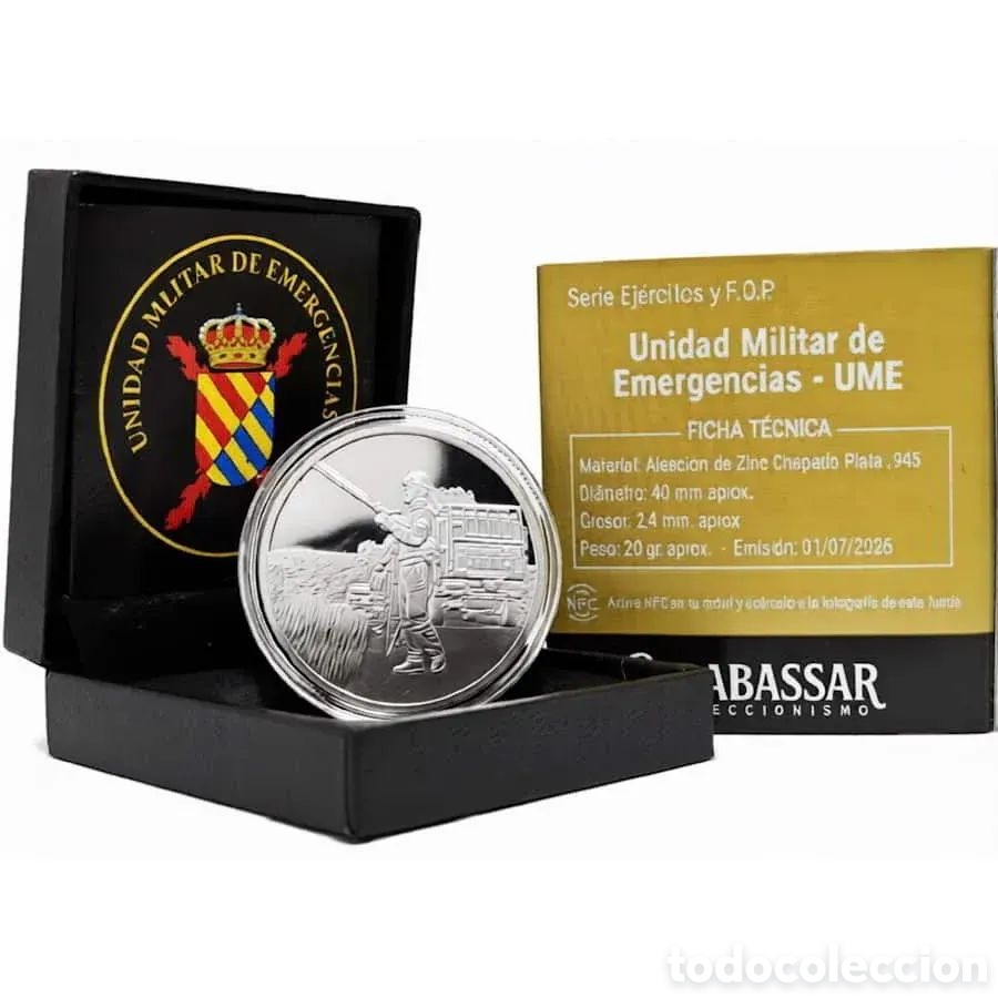 Sellos: Moneda UME Edici&oacute;n Limitada Coleccionismo Militar