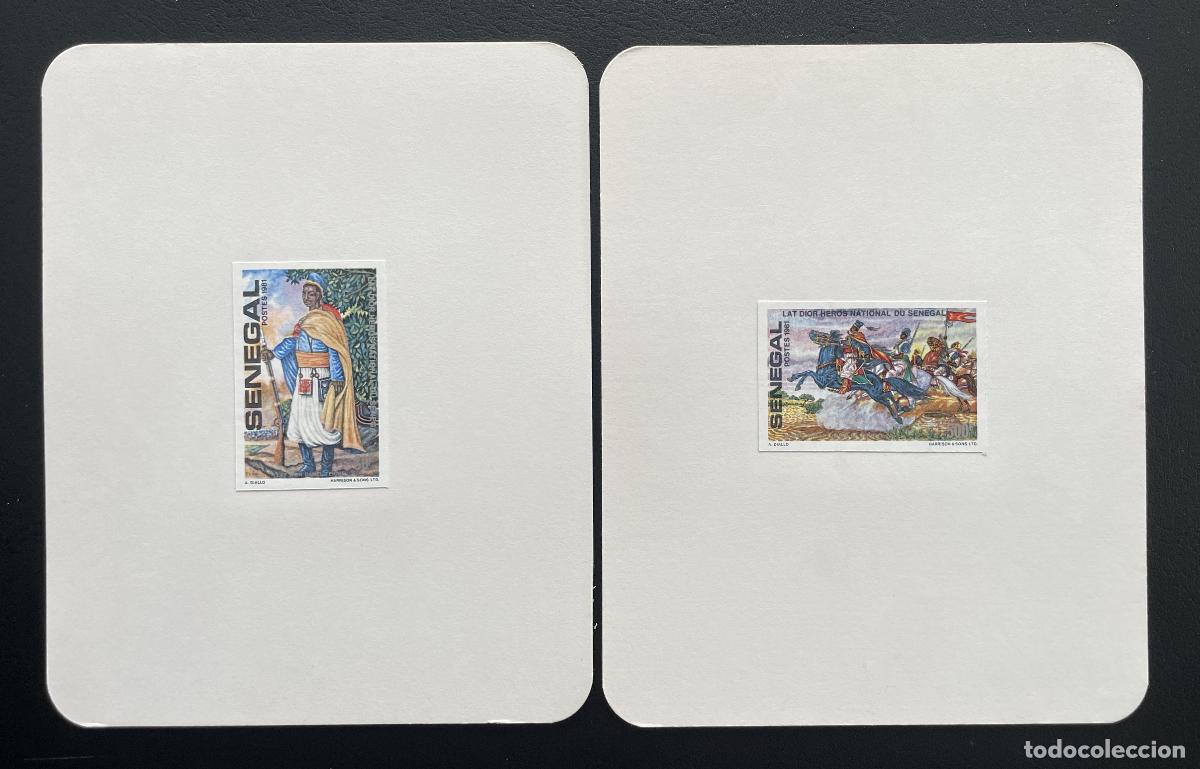 Sellos: Senegal 1982 Mi. 753 - 754 evento de lujo Lat Dior hero horse
