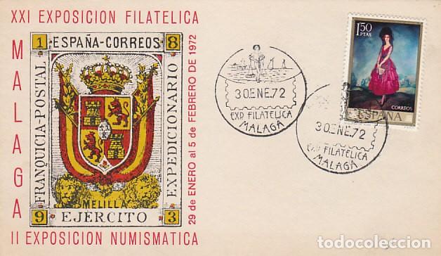 Sellos: A&Ntilde;O 1972, MALAGA, HOMENAJE AL EJERCITO, EL CENACHERO
