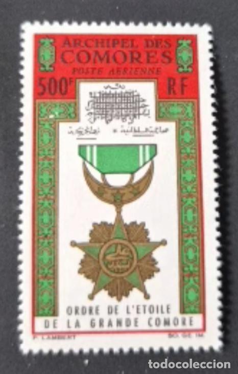 Sellos: Comoras 1962 Mi. 66 Orden Estrella Gran Comora medalla decoraci&oacute;n