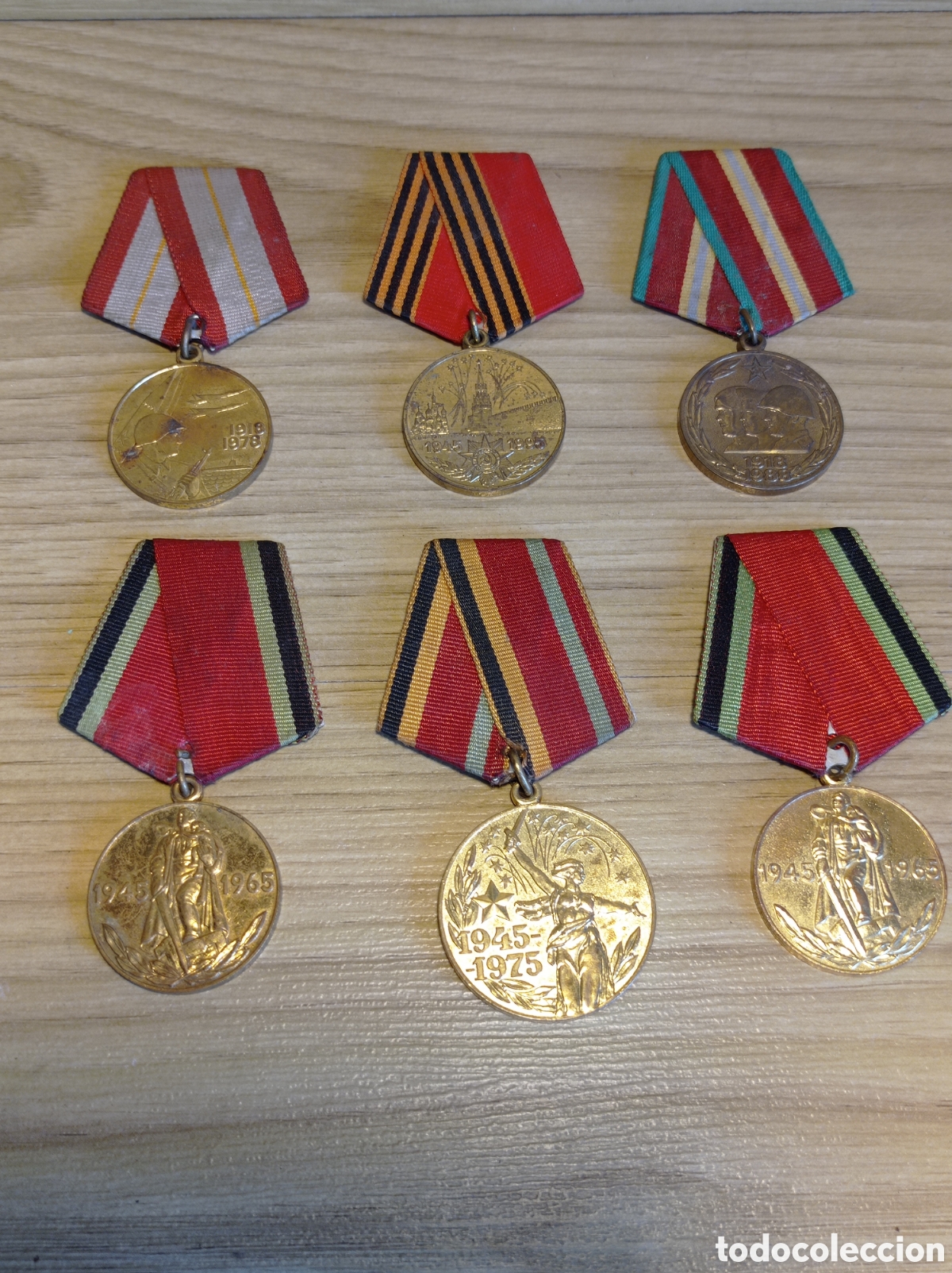 Sellos: Lote de medallas conmemorativas de la Union Sovietica