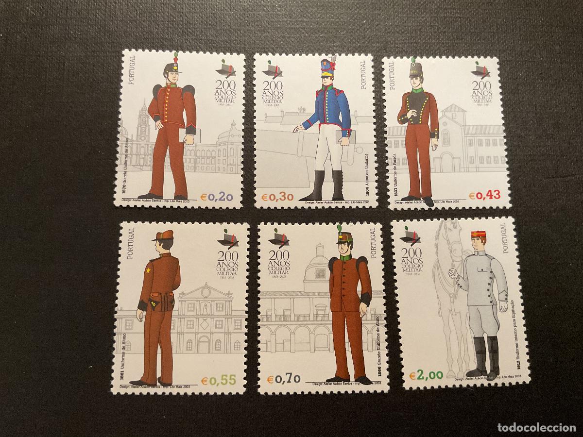 Sellos: PORTUGAL N&ordm; YVERT 2613/8*** A&Ntilde;O 2003. 200 ANIVERSARIO COLEGIO MILITAR