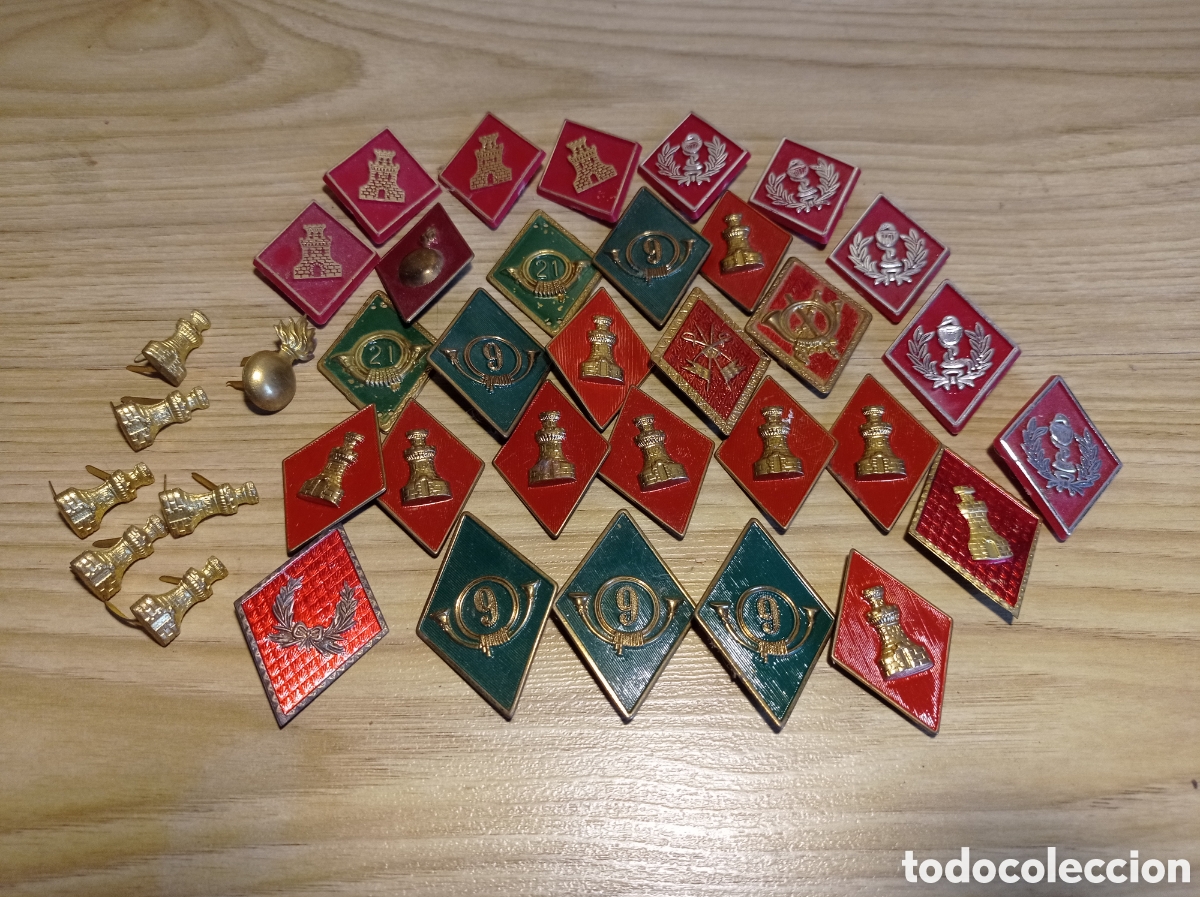 Briefmarken: Lote de rombos militares de diferentes epocas. Ejercito espa&ntilde;ol