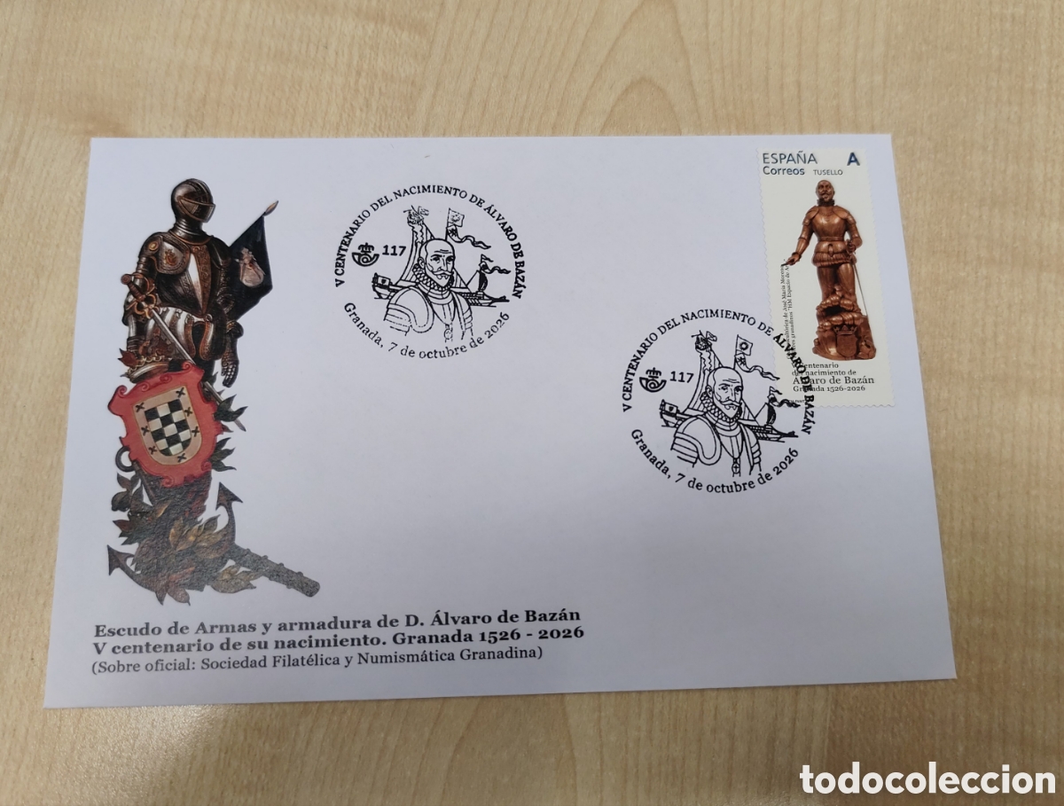 Sellos: Sobre con sello &rdquo;T&uacute; Sello&rdquo; y matasellos de CORREOS