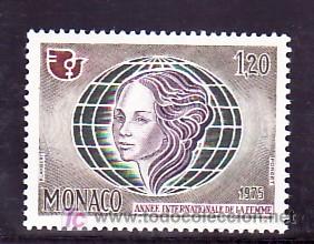 Sellos: monaco 1017 sin charnela, a&ntilde;o internacional de la mujer, - Foto 1