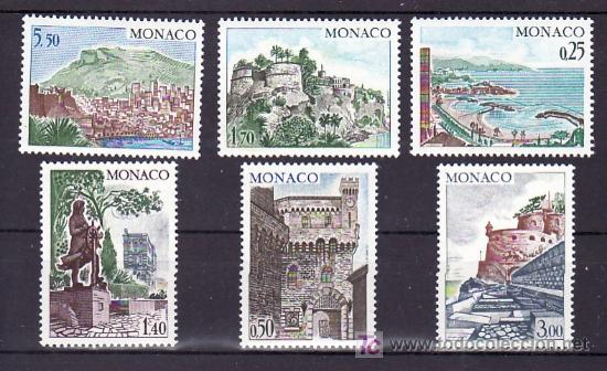Sellos: monaco  986/91 sin charnela, sitios y monumentos, - Foto 1