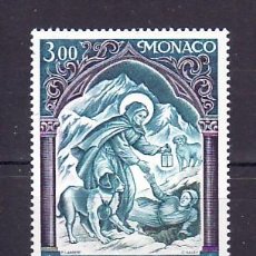 Sellos: MONACO 956 SIN CHARNELA, CRUZ ROJA DE MONACO, RELIGION SAN BERNARDO DE MENTHON, FAUNA,. Lote 98973588