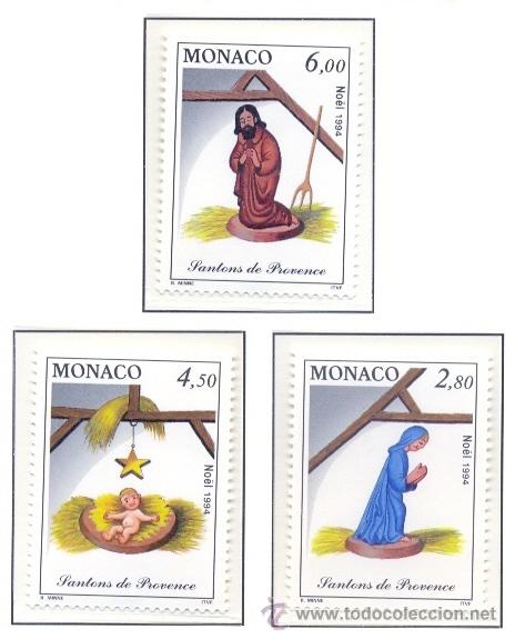Sellos: MONACO 1994 - NAVIDAD - Yvert 1957/59 - Foto 1