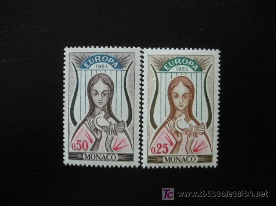 Sellos: Monaco 1963 Ivert 618/9 *** Europa - Foto 1