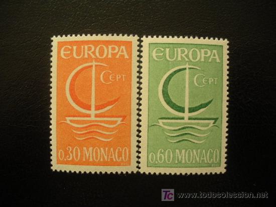Sellos: Monaco 1966 Ivert 698/9 *** Europa - Foto 1
