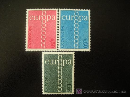 Sellos: Monaco 1971 Ivert 863/5 *** Europa - Foto 1