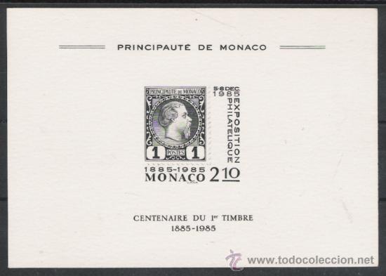 Sellos: MONACO PRUEBA DE LUJO DE 1985 - Foto 1