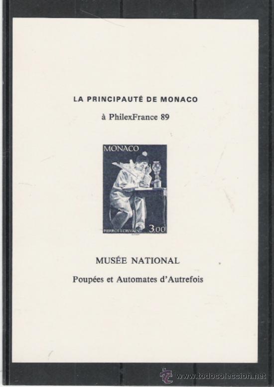 Sellos: MONACO PRUEBA DE LUJO DE 1989 - Foto 1
