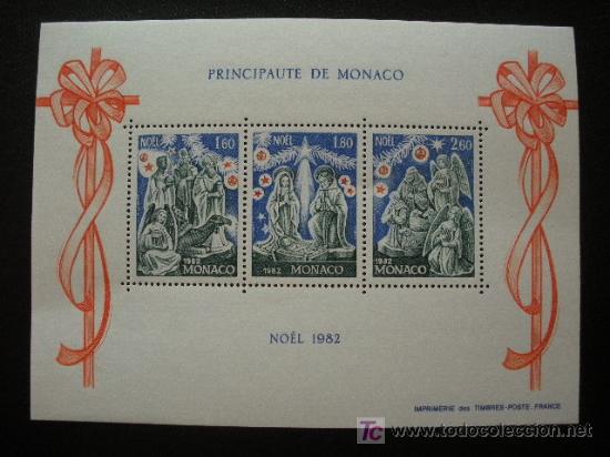 Sellos: Monaco 1982 HB Ivert 23 *** Navidad - Foto 1