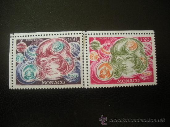 Sellos: Monaco 1976 Ivert 1072/3 *** Navidad - Foto 1