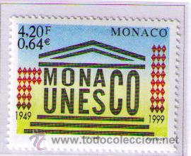 Sellos: MONACO 1999 - UNESCO - YVERT N&ordm; 2213 - Foto 1