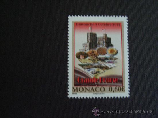 Sellos: MONACO A&Ntilde;O 2011. BOLSA FILATELICA - Foto 1